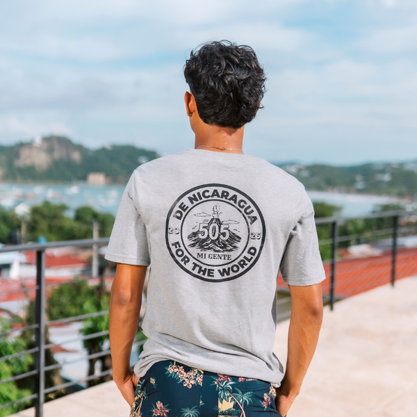 505 Mi Gente First Release Classic Tee Solid Gray