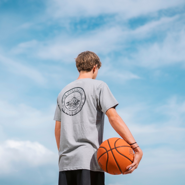 505 Mi Gente First Release Classic Tee Hollow Gray