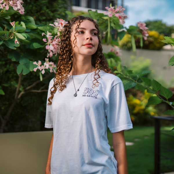 505 Mi Gente First Release Classic Tee Hollow White